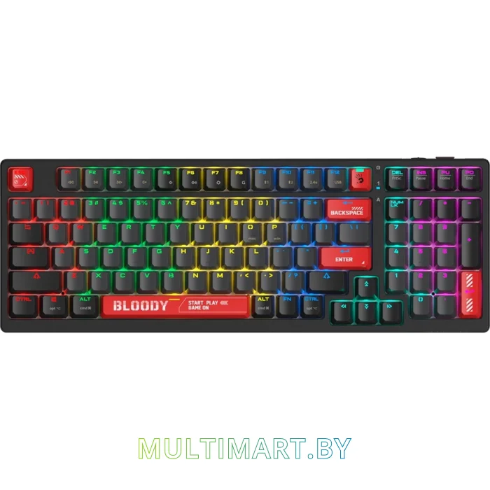 Клавиатура A4Tech Bloody WS98 Black & Red (Bloody BLMS Red Plus)